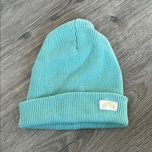 Wonder Nation Toddler Teal Ribbed Kids Beanie
